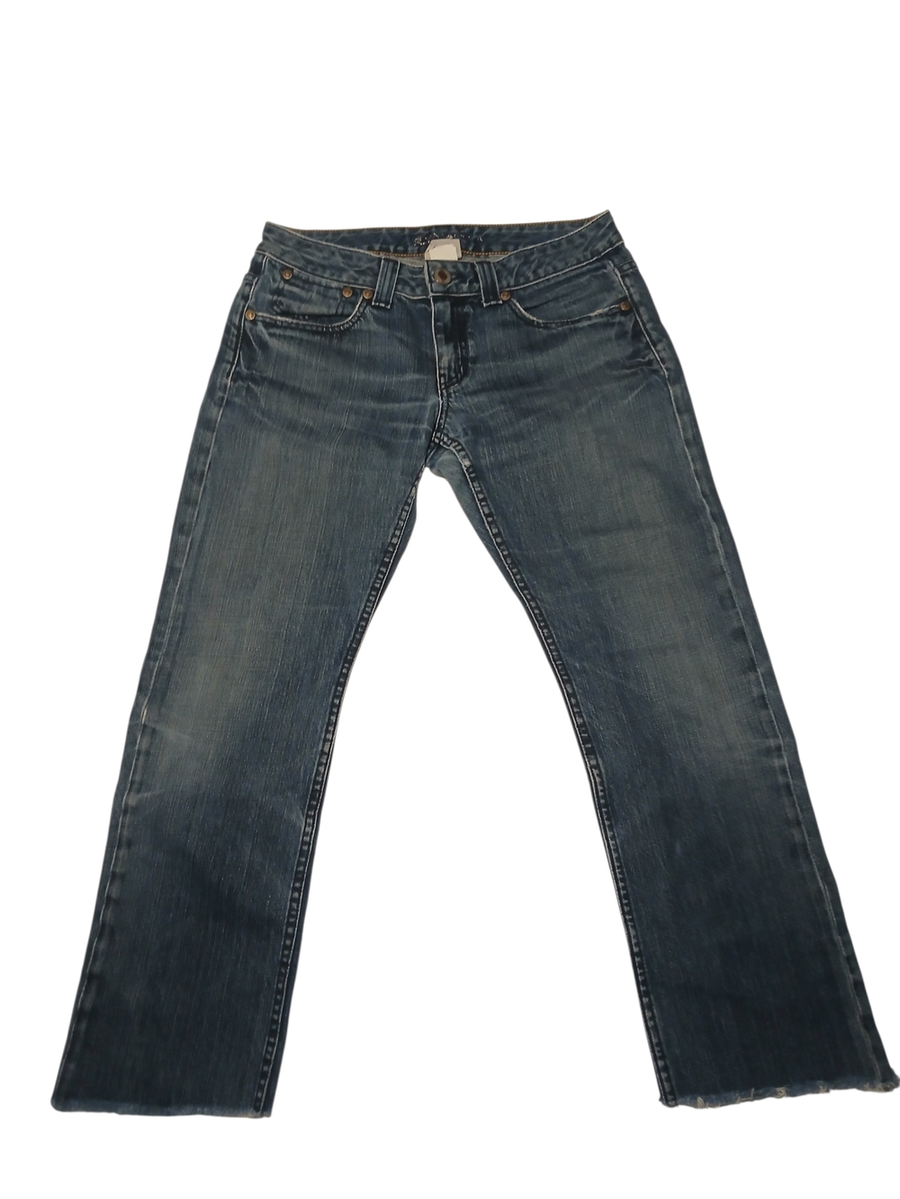 Banana Republic Women's Cropped Flare Jeans in Faded Blue
